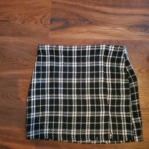 Black and white skirt